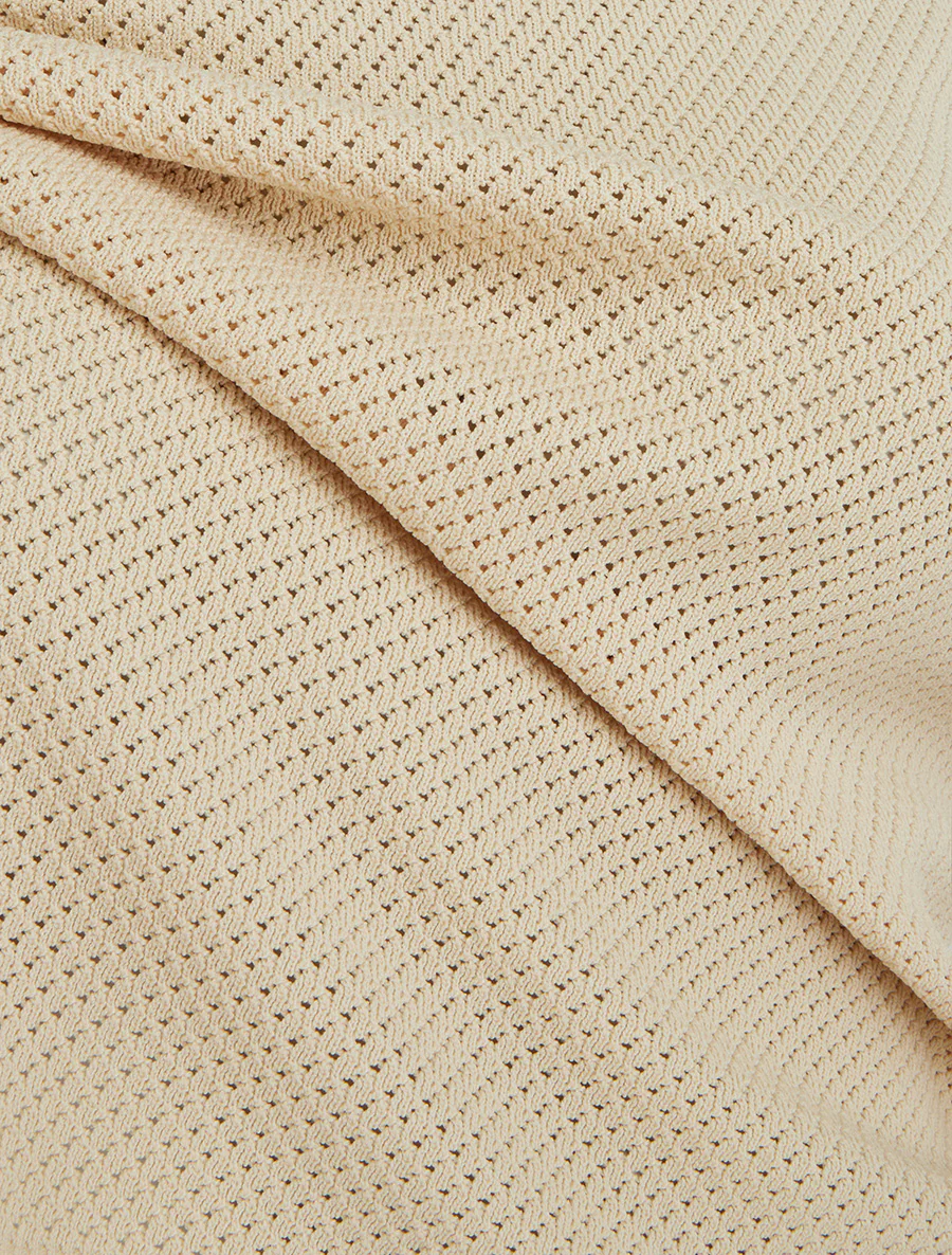 Gehaakt gebreid hemdje - Beige - Image 3