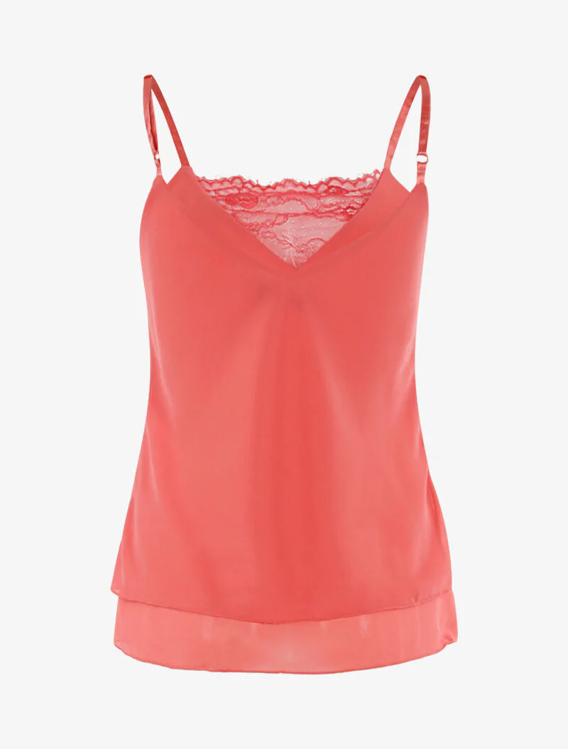 Gelaagd tanktop - koraal - Image 2