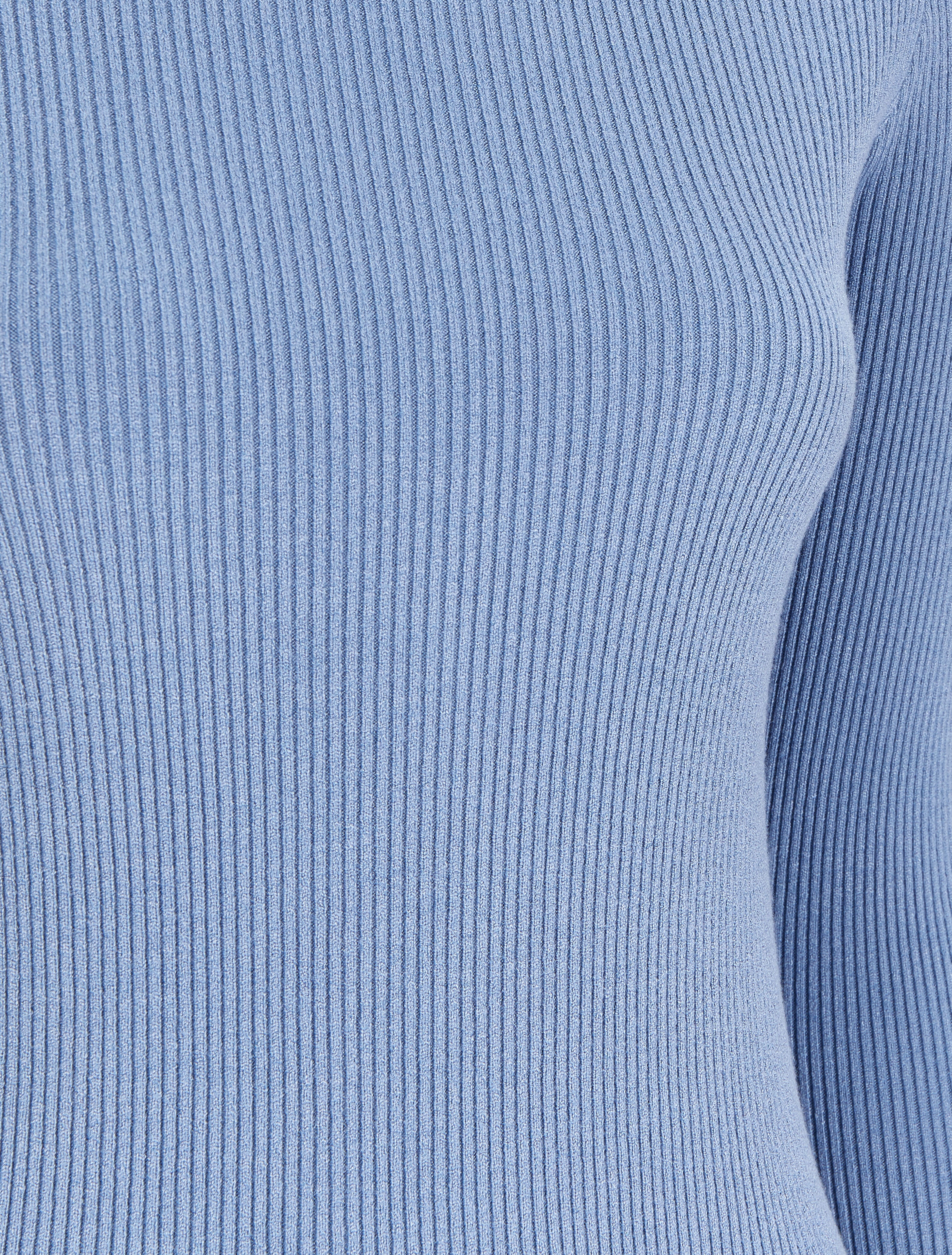 Geribbelde coltrui - Blauw - Image 3
