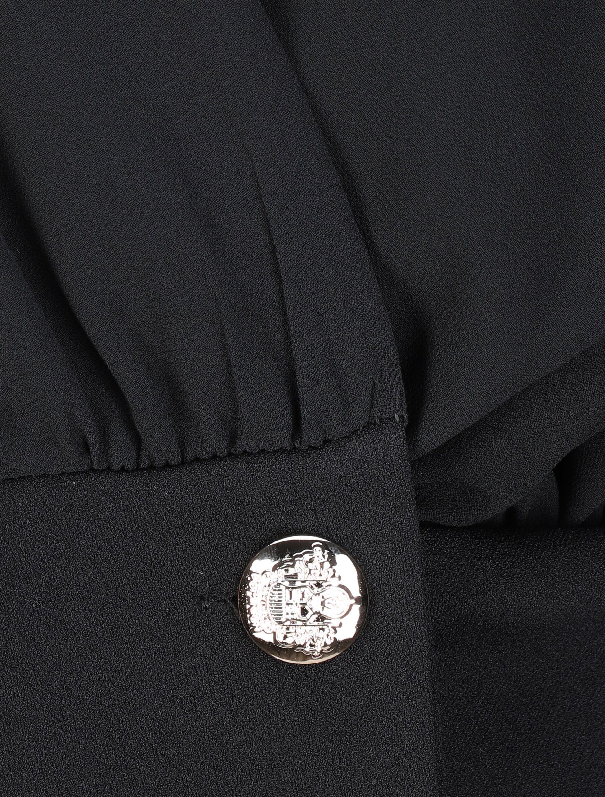 Gestyled knoopvrije coltrui - Zwart - Image 3