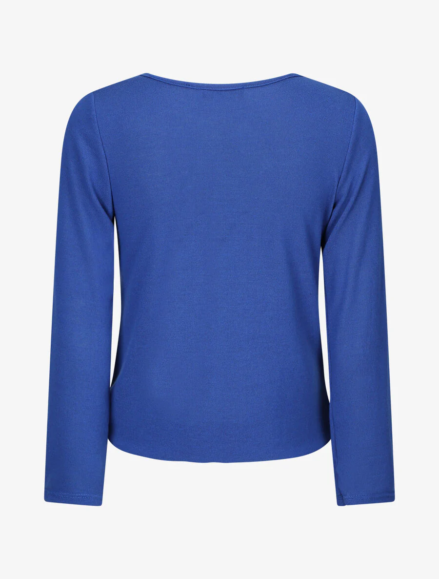 Gevoerde hoodie - Elektrisch blauw - Image 2