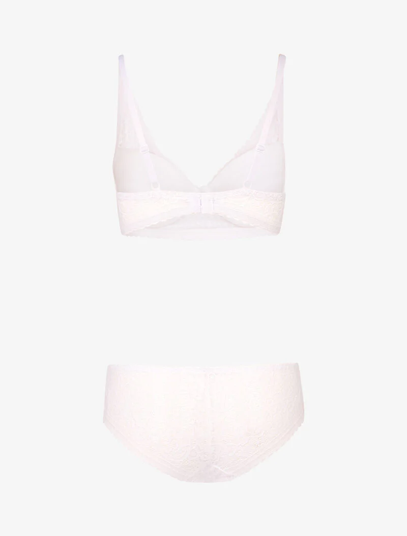 Gevormde bustier set - wit - Image 2