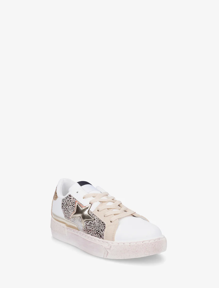 Glitter sneakers met iriserende ster - Goud - Image 2