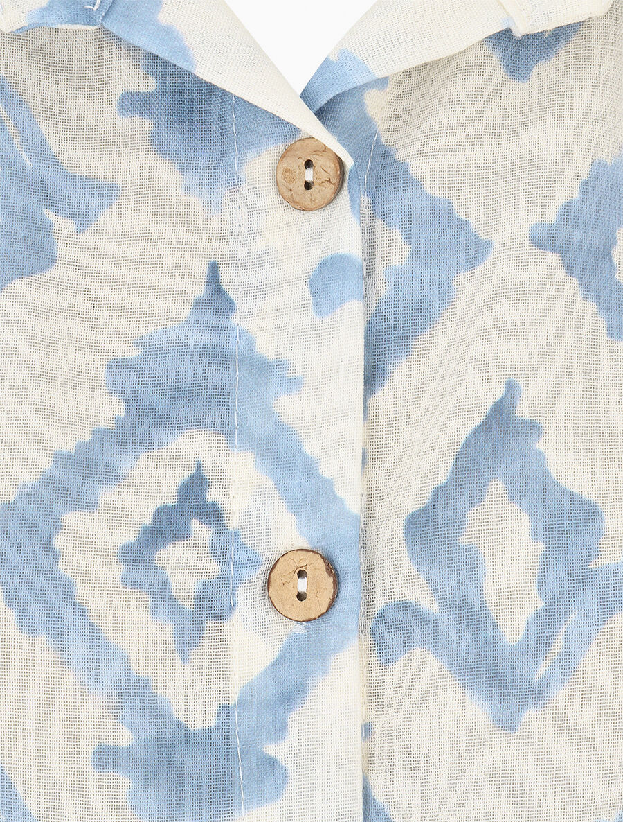 Grafisch shirt met korte mouwen - Lichtblauw - Image 3