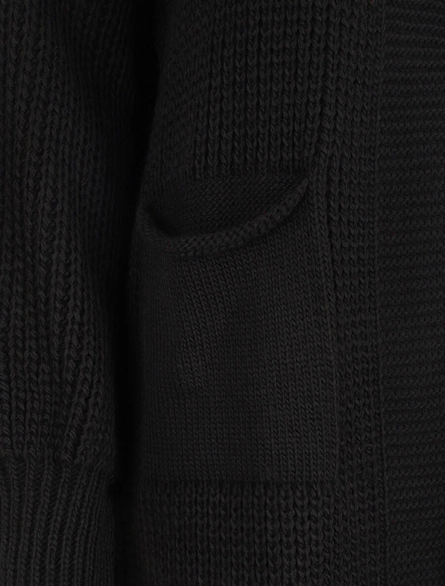 Halflang vest met ballonmouwen - Zwart - Image 3