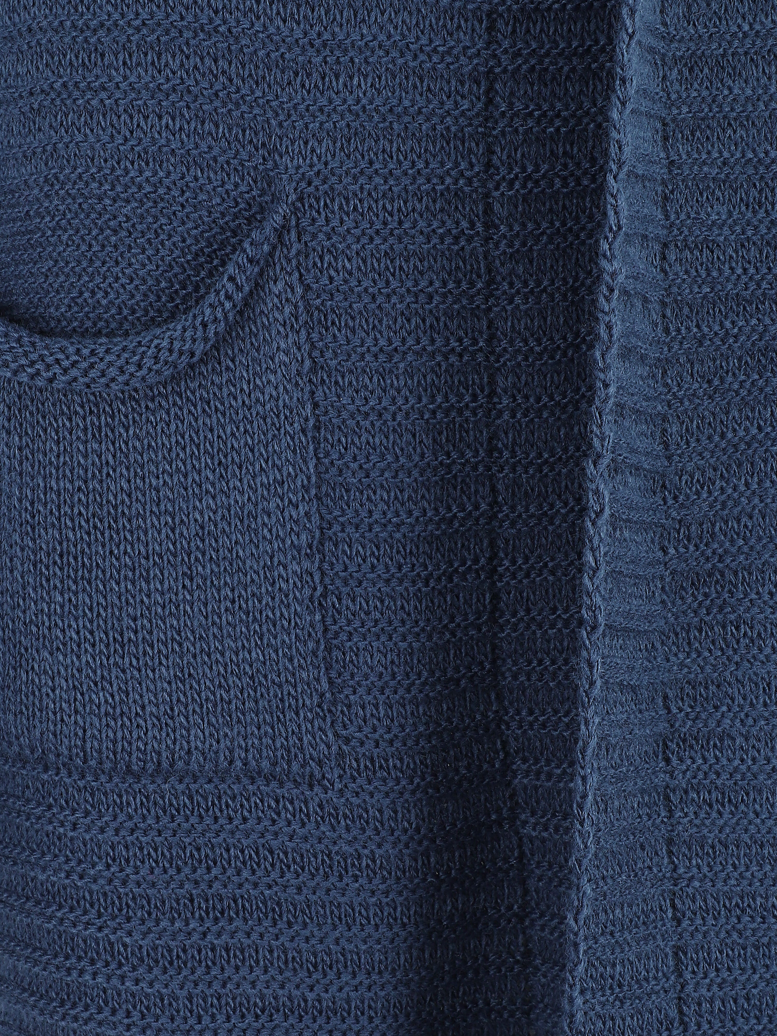 Halflange geribbelde vest - Donkerblauw - Image 3