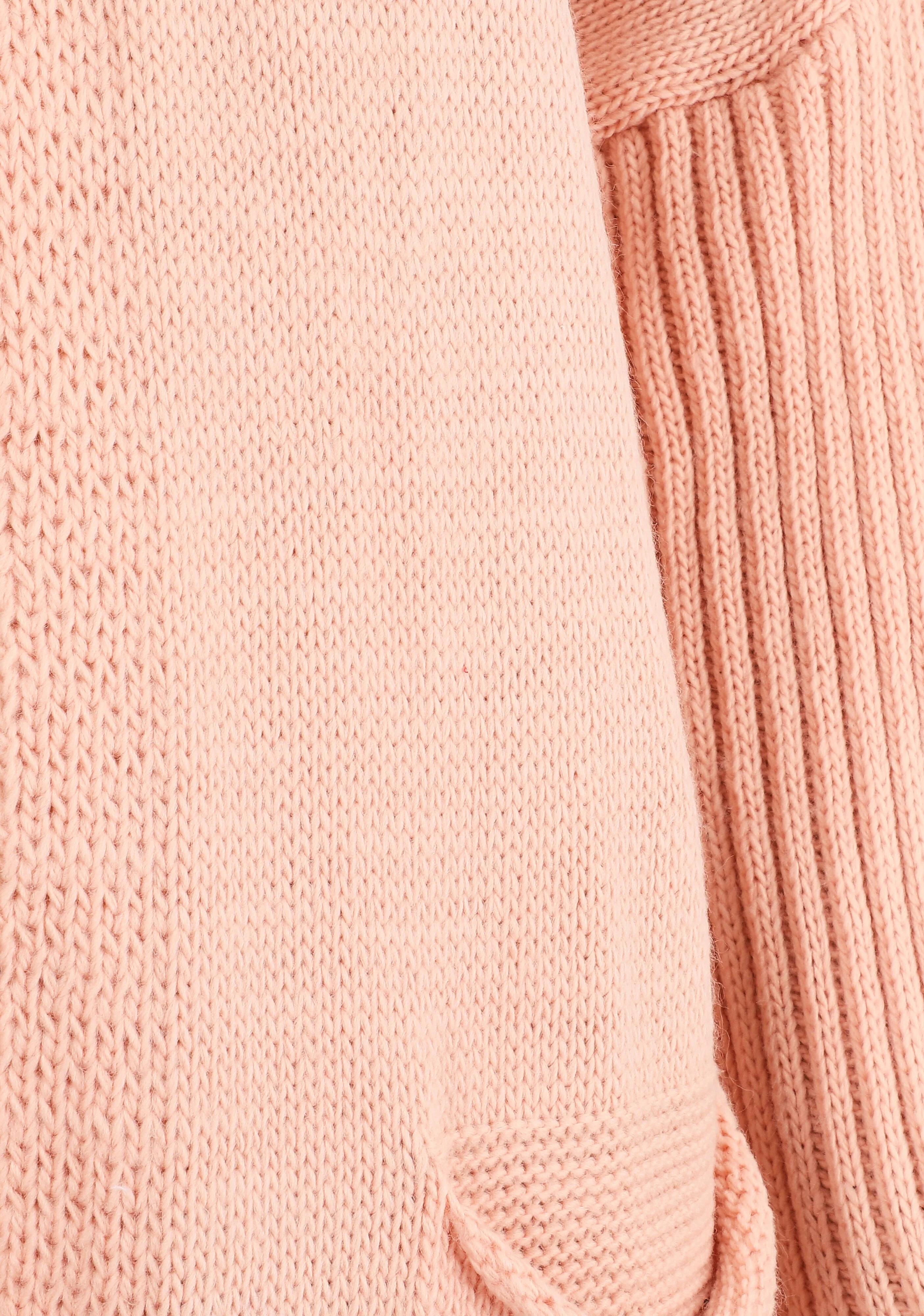 Halflange hoodie - Roze - Image 3