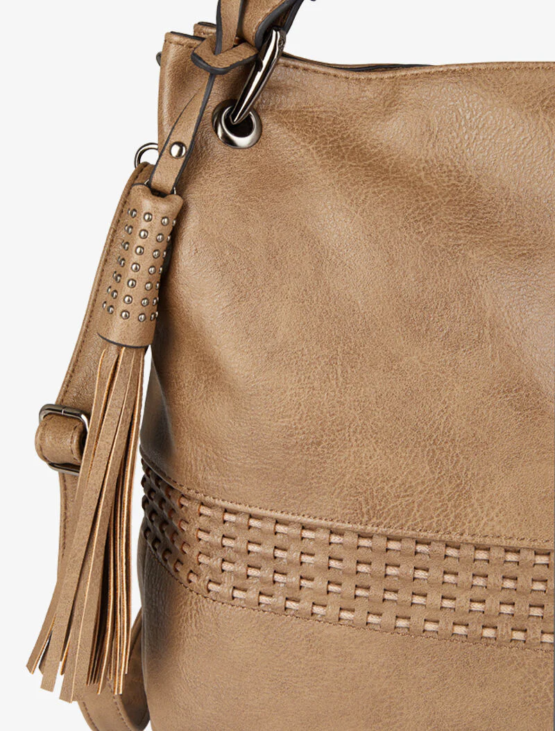 Elle handtas - Taupe - Image 4
