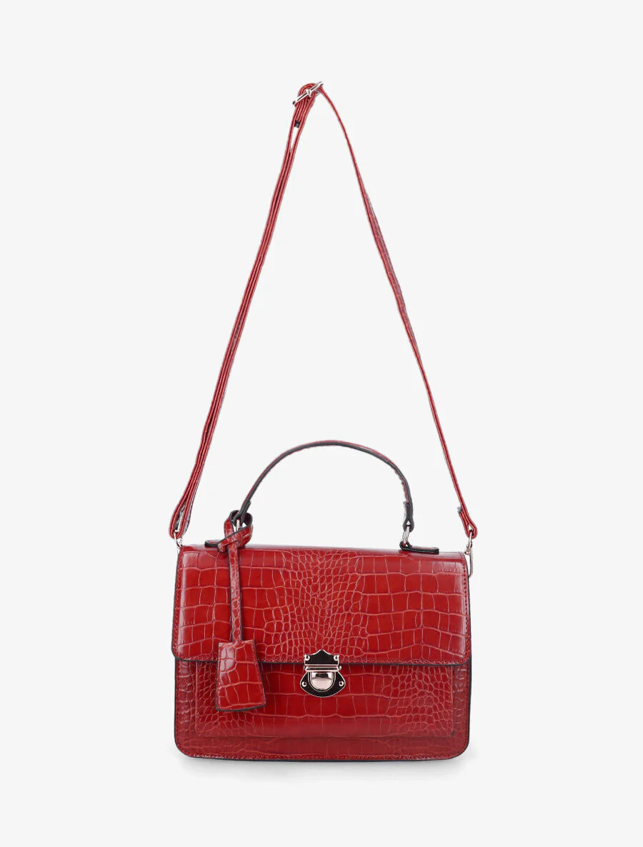 Handtas Leo - Rood - Image 3