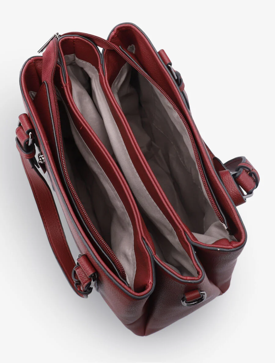 Handtas Rosalia - Rood - Image 4