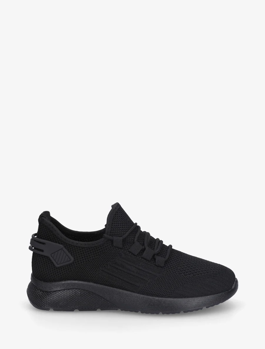 Hardloopschoenen van stof - Zwart