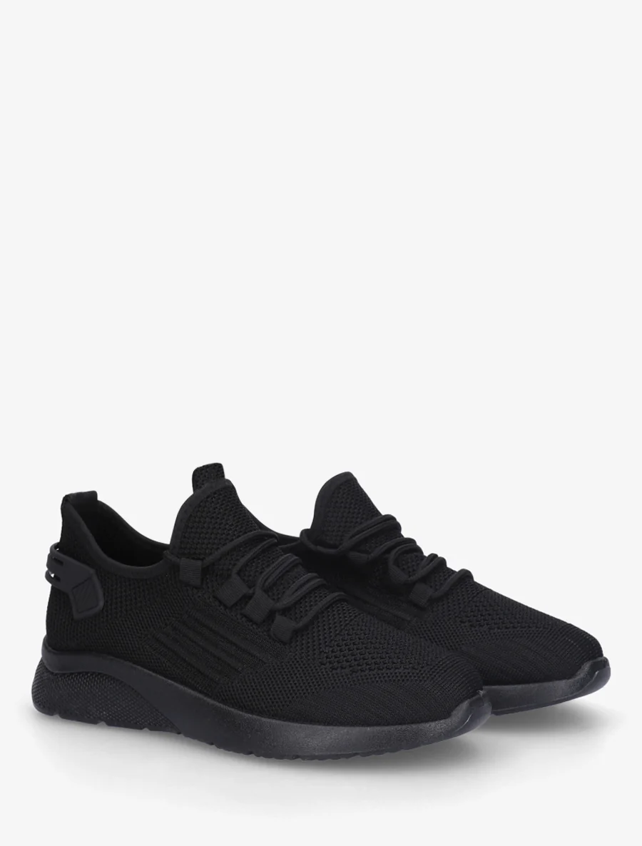 Hardloopschoenen van stof - Zwart - Image 4