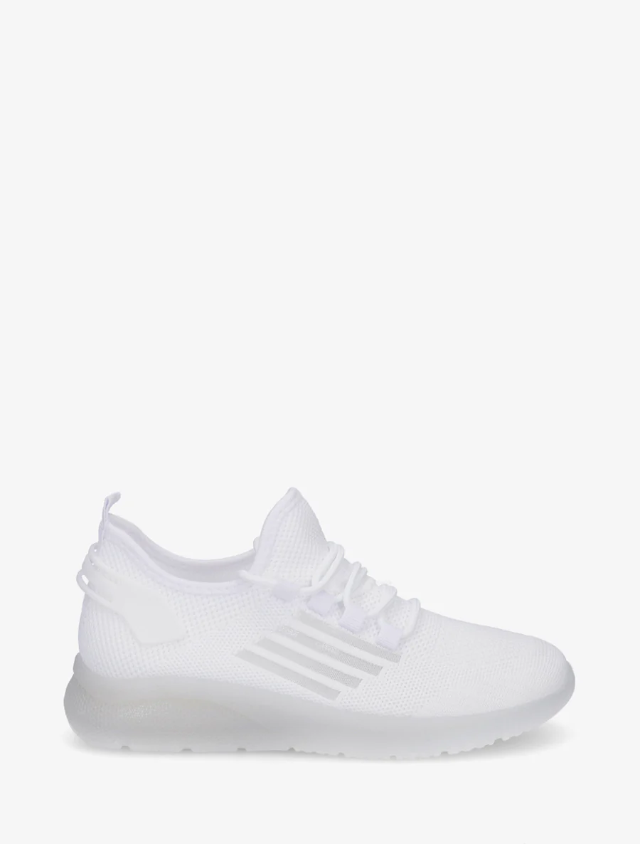 Hardloopschoenen van stof - Wit