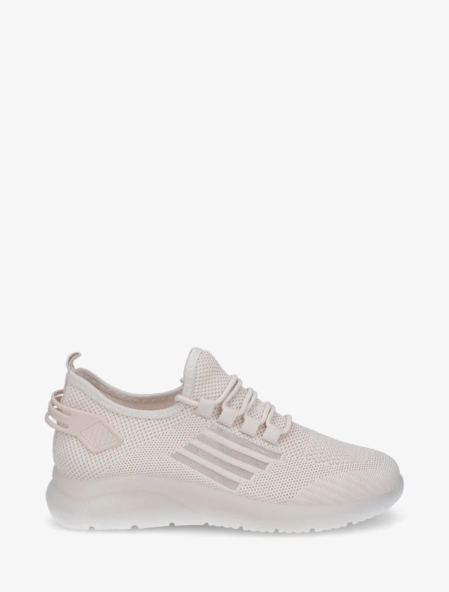Hardloopschoenen van stof - Beige