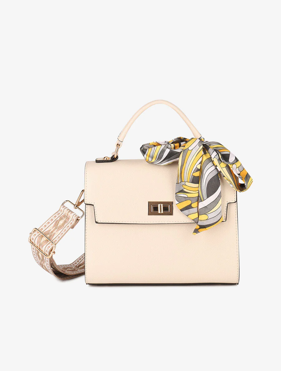 Hillary schoudertas - Beige - Image 4
