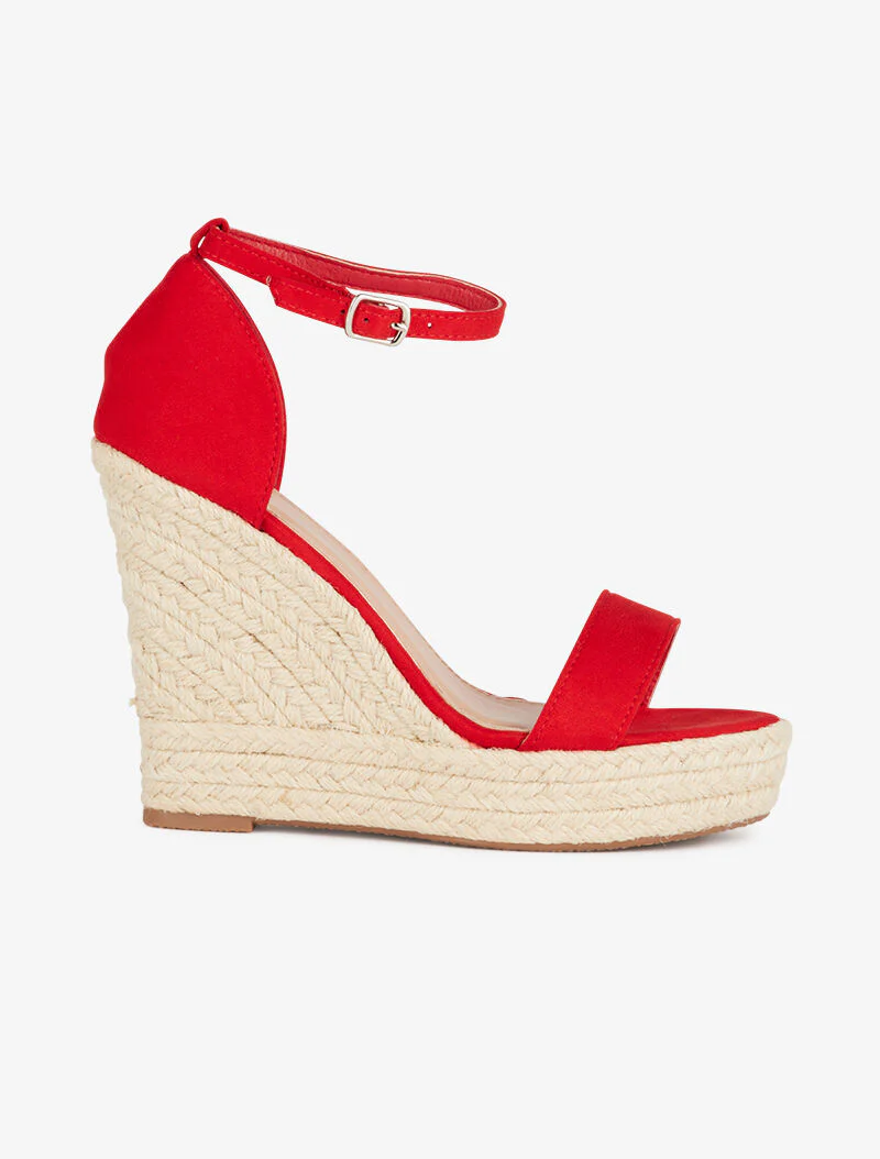 Hoge minimalistische sleehakken - rood - Image 2