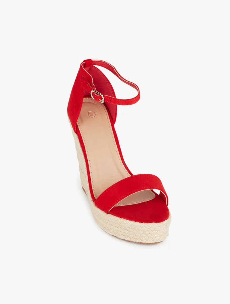 Hoge minimalistische sleehakken - rood - Image 3