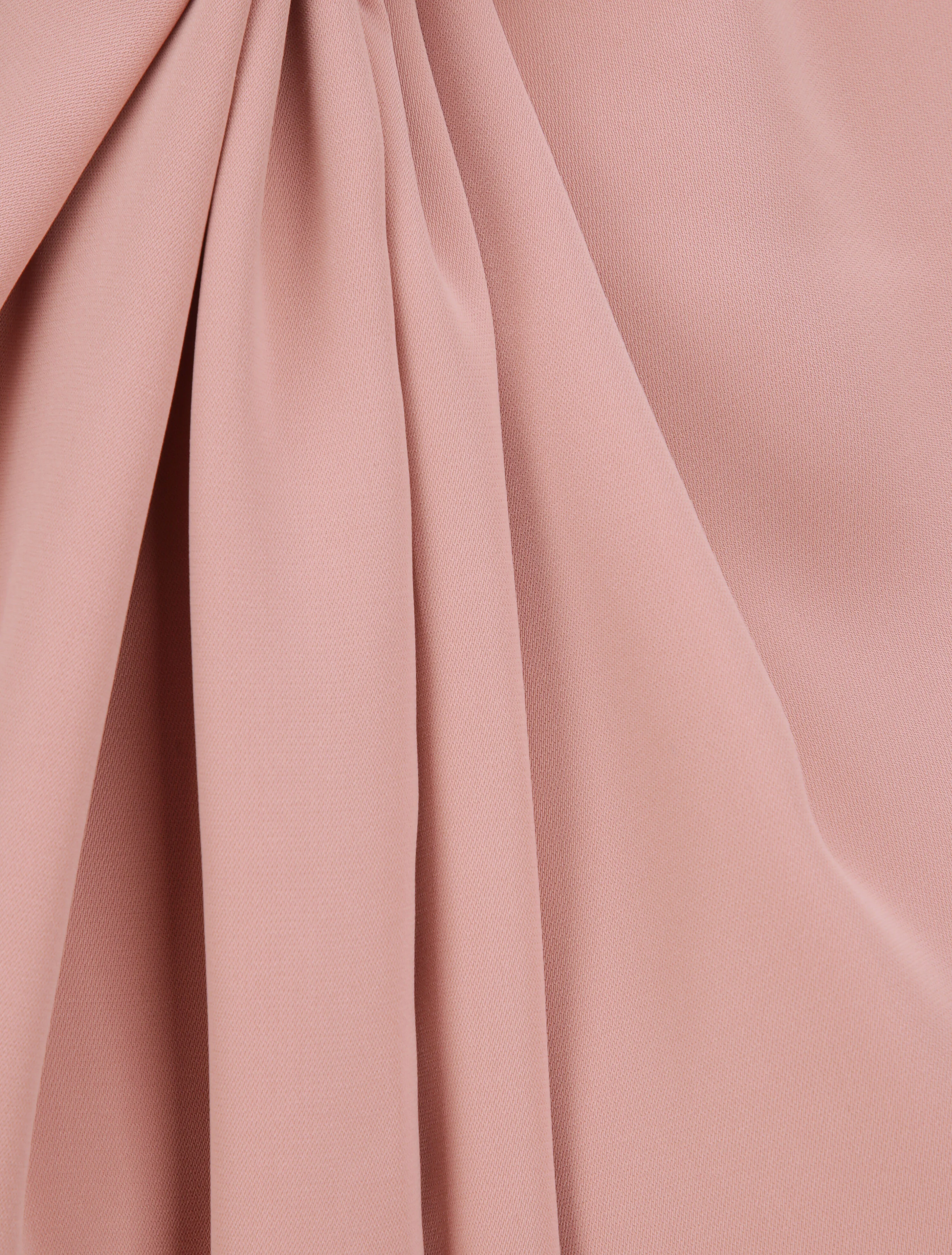 Hoge ronde hals gevlochten top - Roze - Image 3