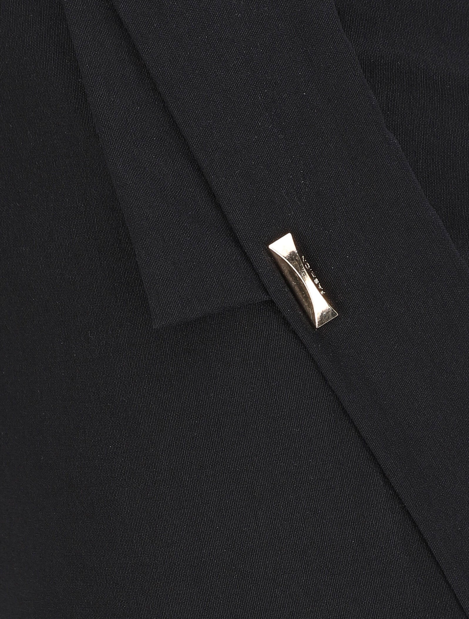 Hoge taille Bermuda eenkleurig - Zwart - Image 3