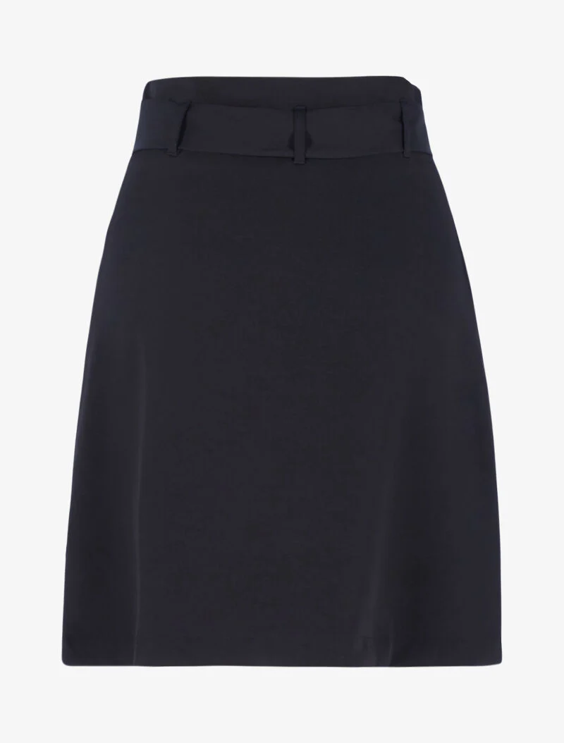 Hoge taille paperbag rok - zwart - Image 5