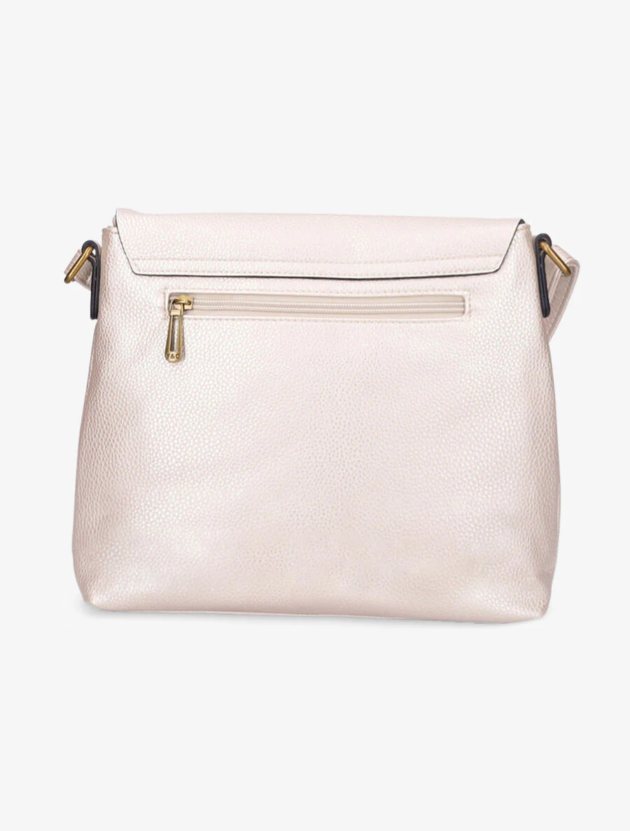 Ilyanna schoudertas - Beige metallic - Image 2