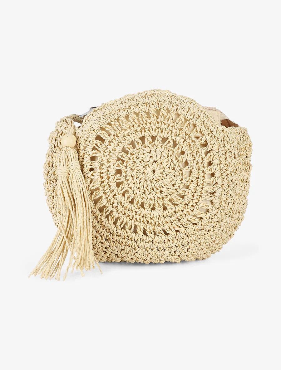 Indira schoudertas - Lichtbeige