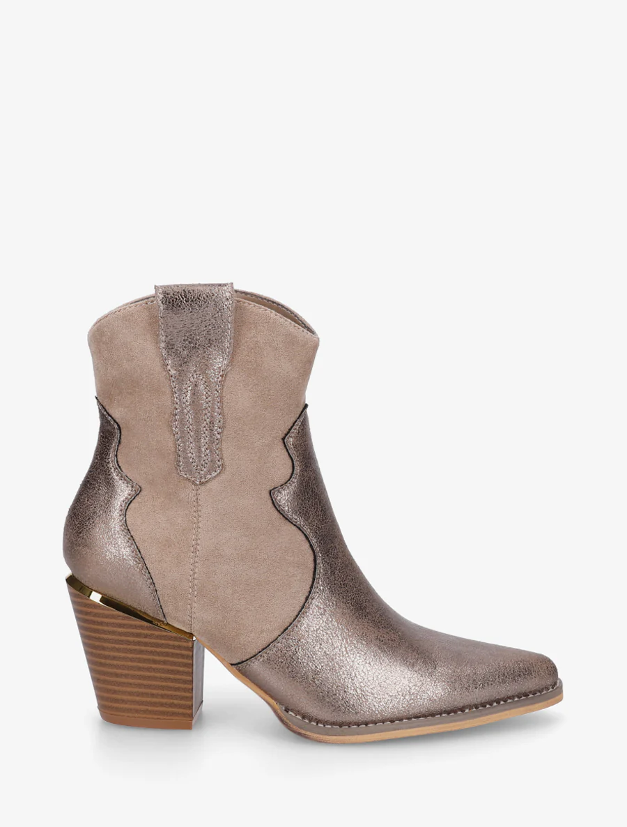 Iridescente laarzen in cowboy-stijl - Mol
