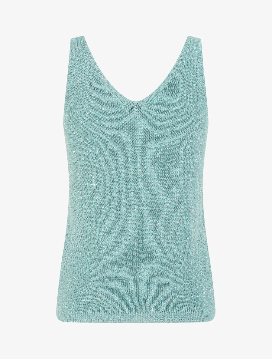 Irisé mesh top - Turkoois - Image 2