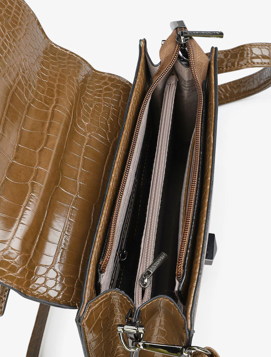 Jana schoudertas - Taupe - Image 6