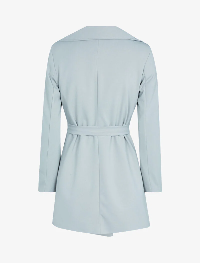 Jas in trenchcoat-stijl - lichtgrijs - Image 2