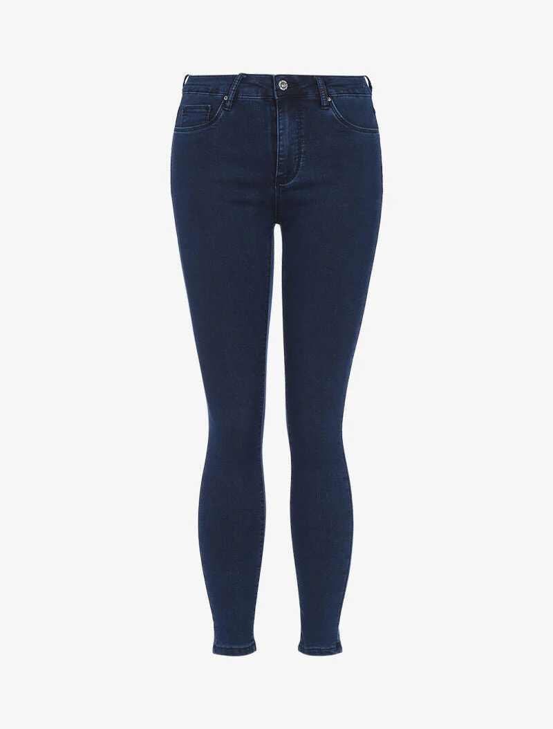 Jean 7/8 basic - marineblauw