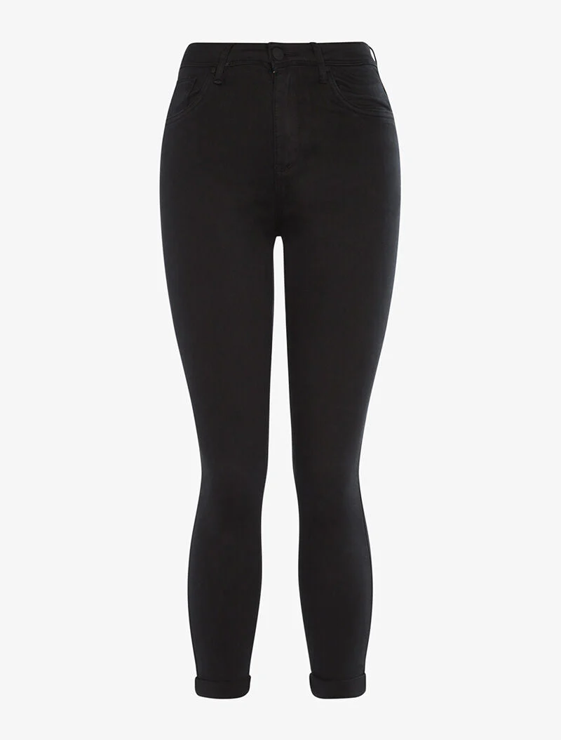 Jean 7/8 uni basic - zwart