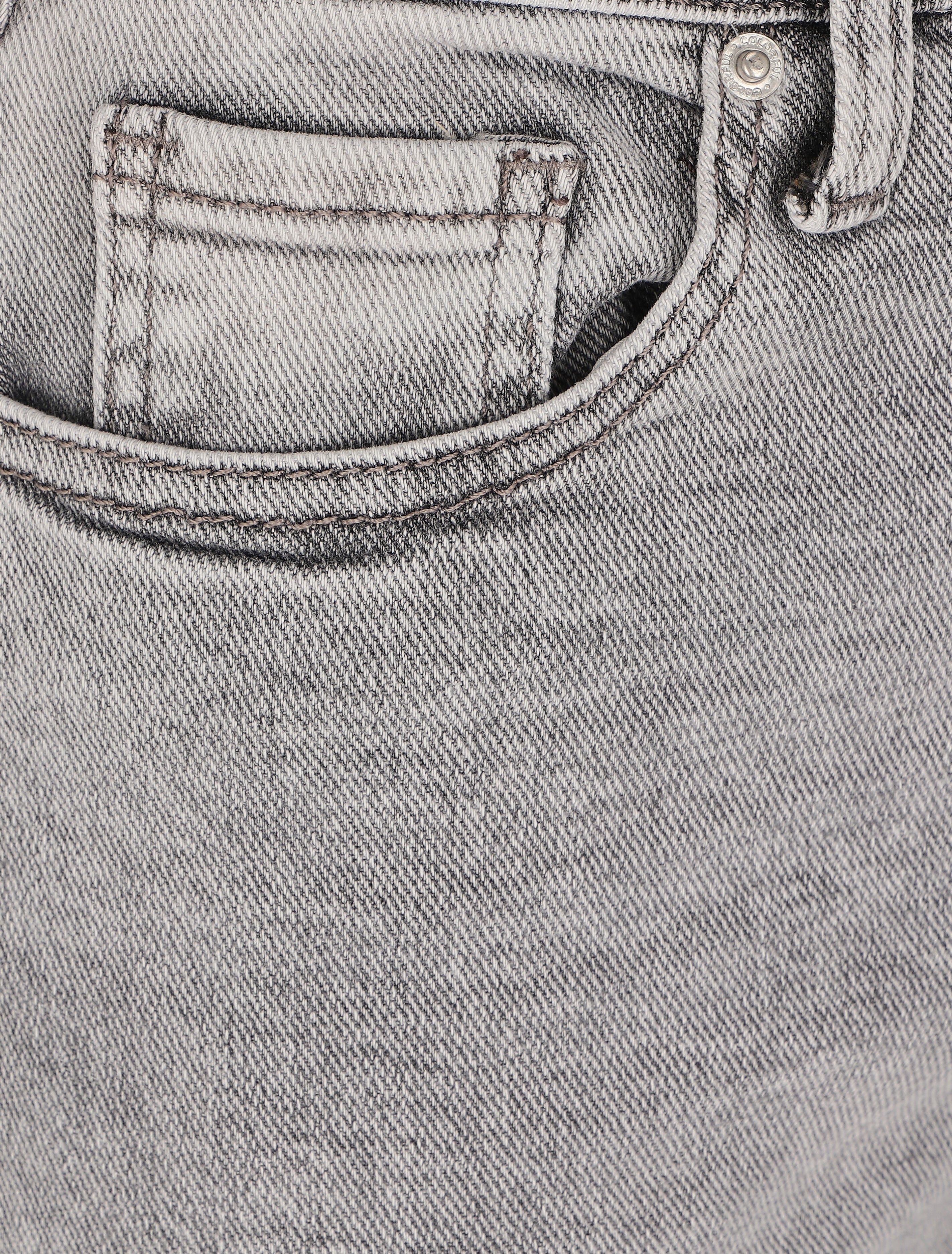 Jean flare met hoge taille - Grijs - Image 3