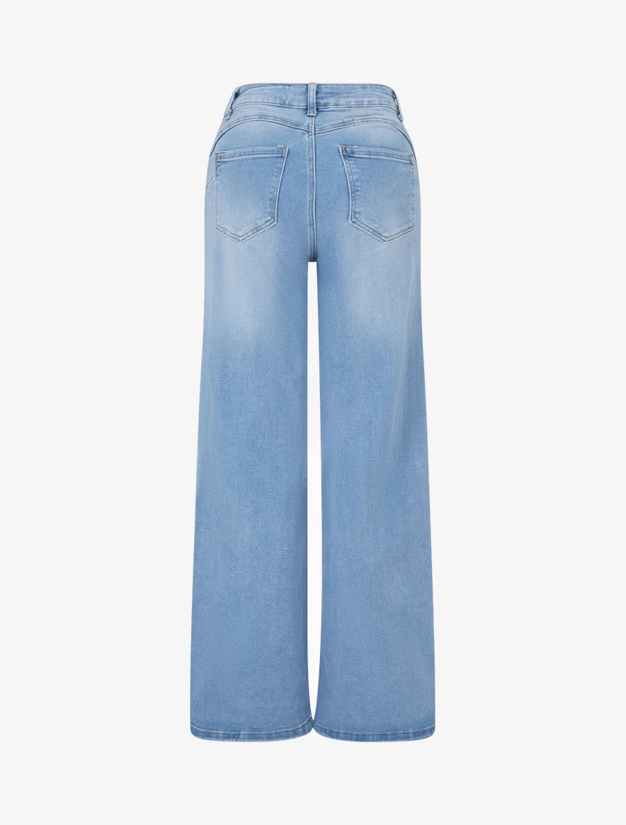 Jean high-waist push-up - Lichtblauw - Image 2