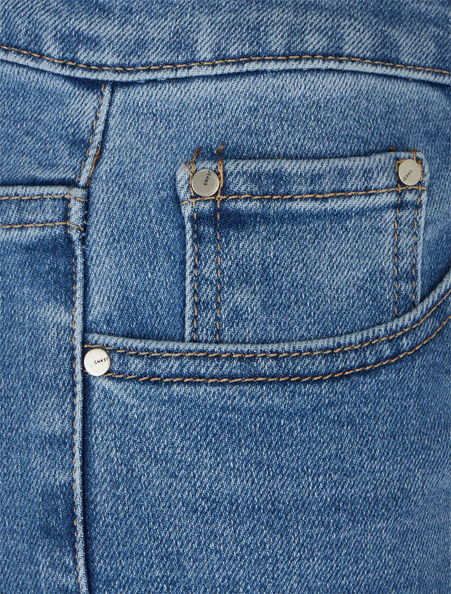 Jean klassieke rechte pijpen met wijde snit - Blauw - Image 3