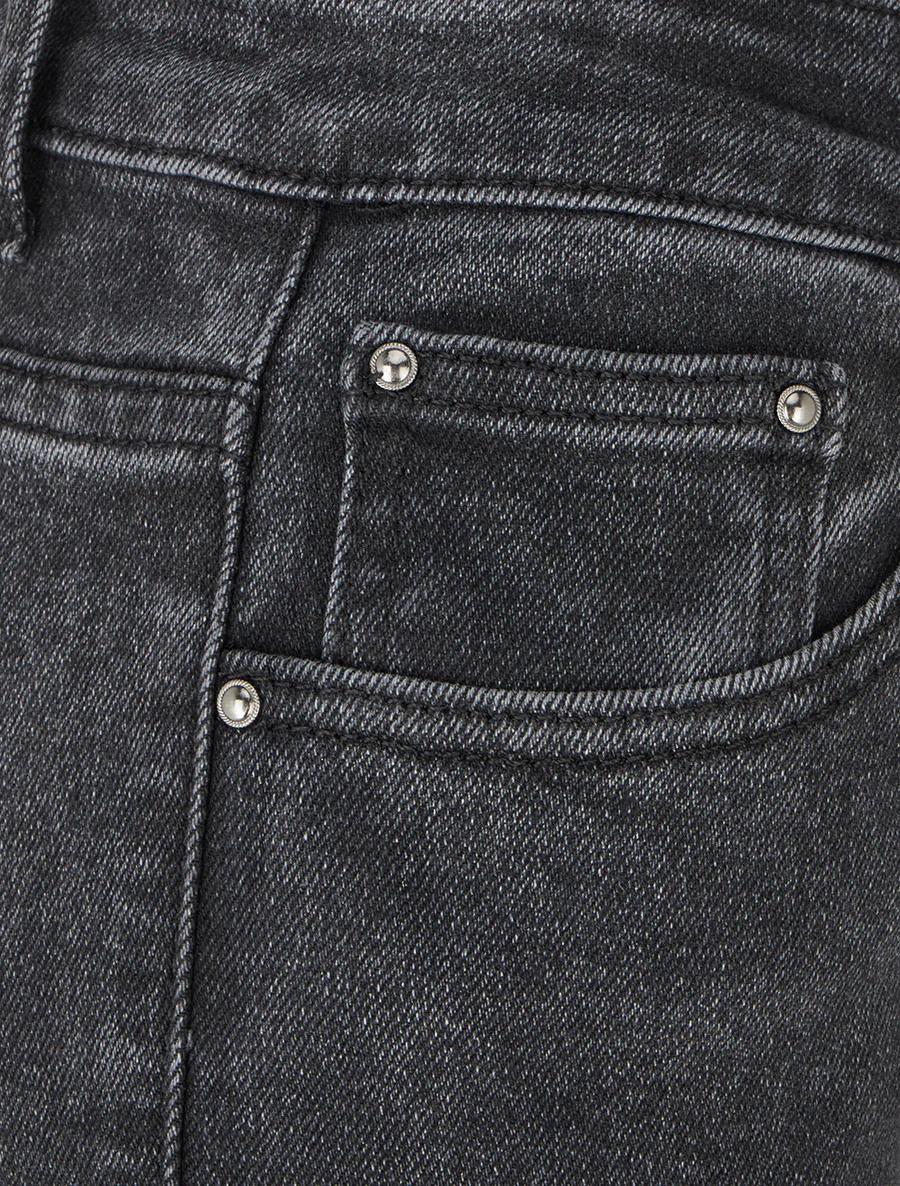Jean klassieke skinny fit - Zwart - Image 3