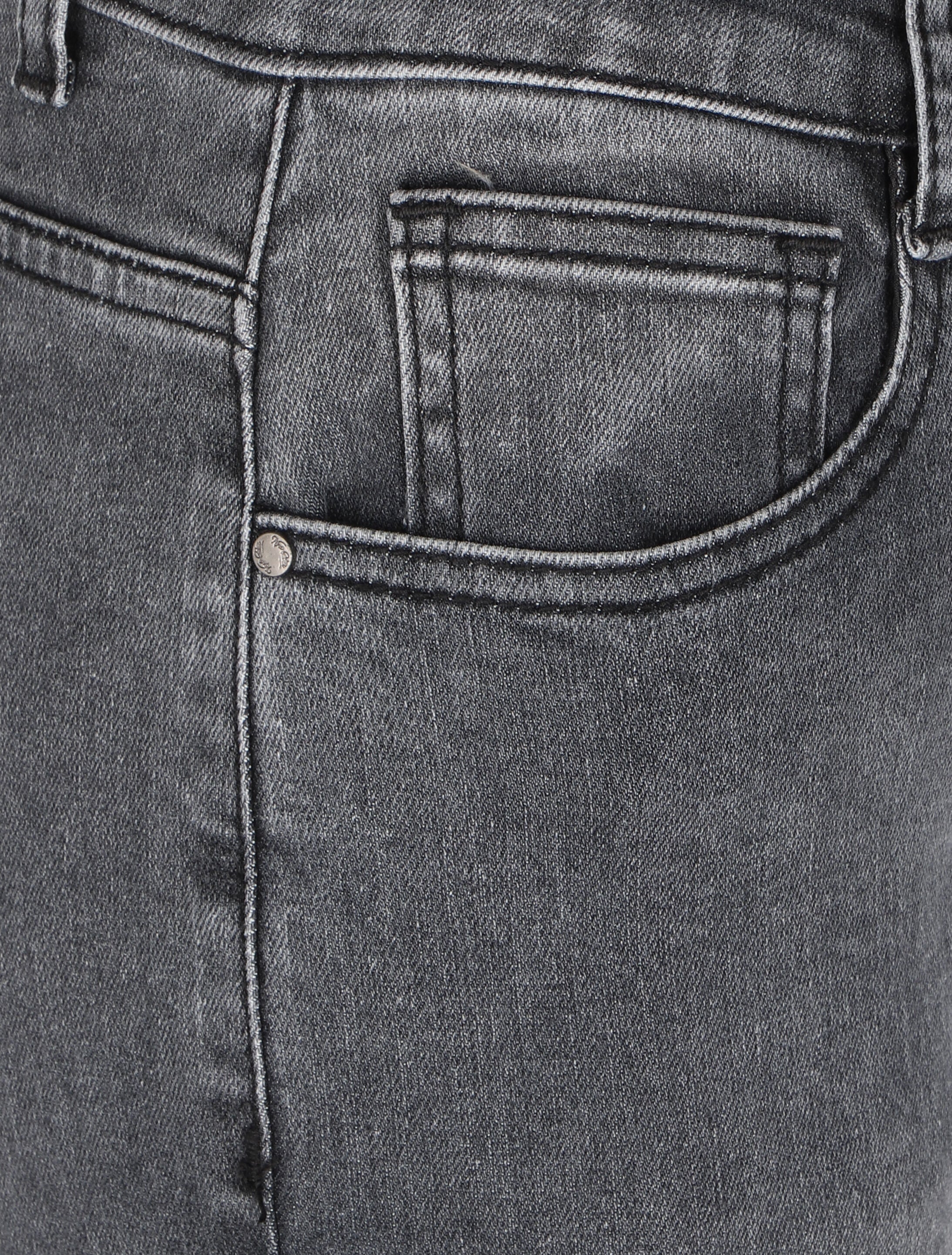 Jean maat 7/8 met standaard taille - antraciet - Image 3