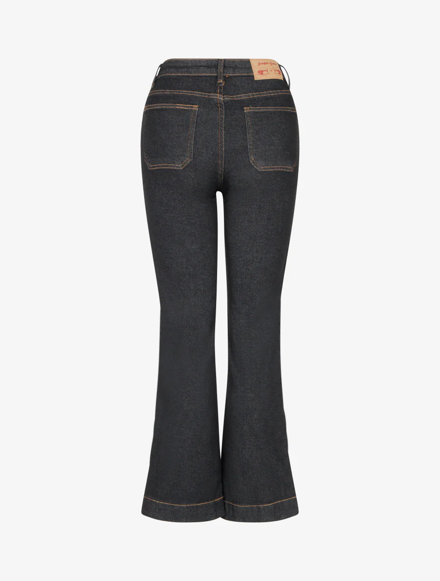 Jean met 4 zakken bootcut snit - Zwart - Image 2