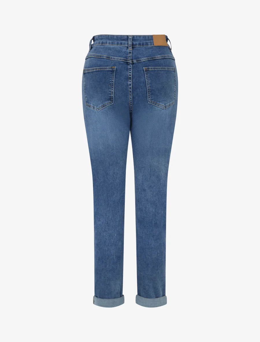 Jean met hoge taille - Blauwe denim - Image 2