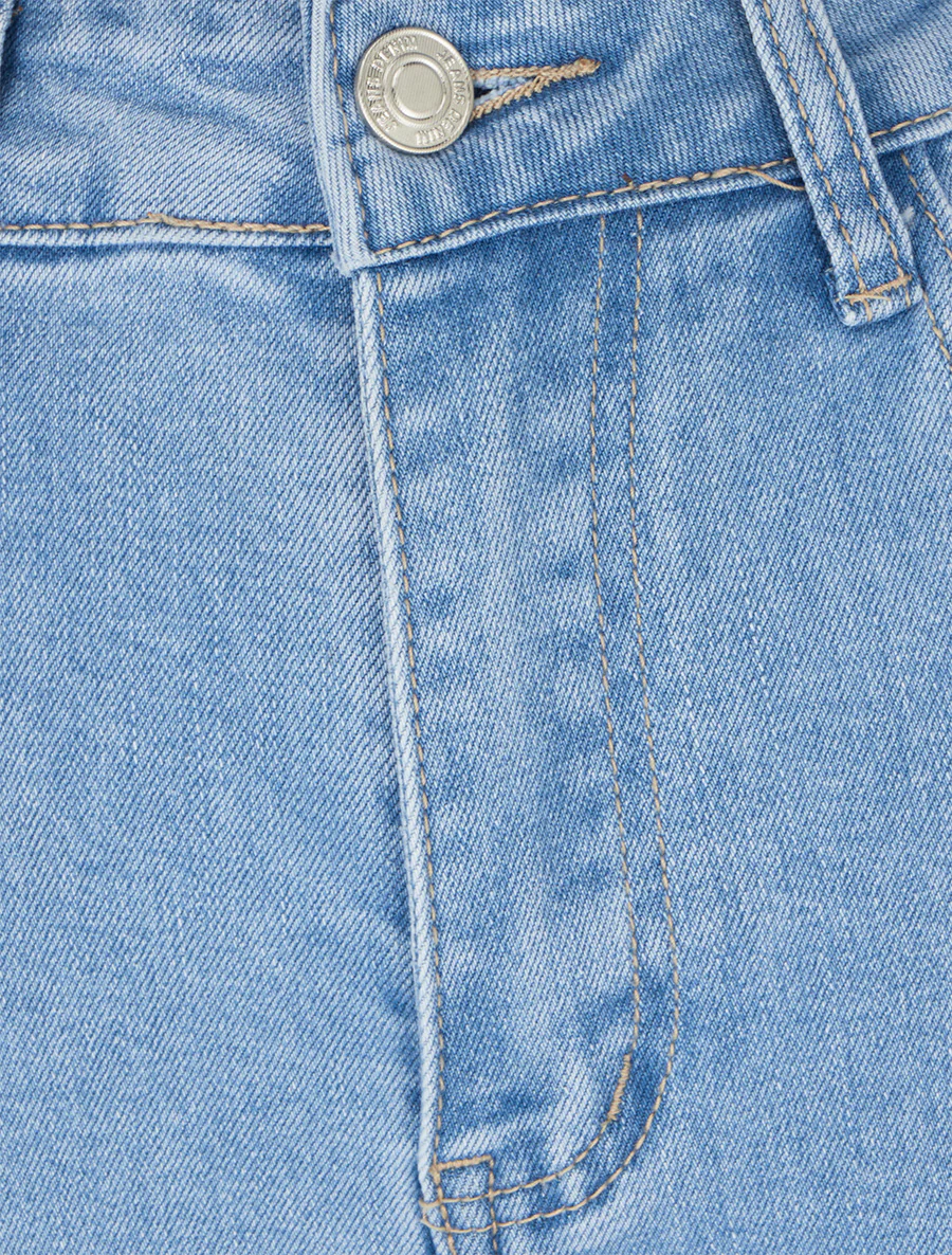 Jean met hoge taille en flared pijpen - Lichtblauw - Image 3
