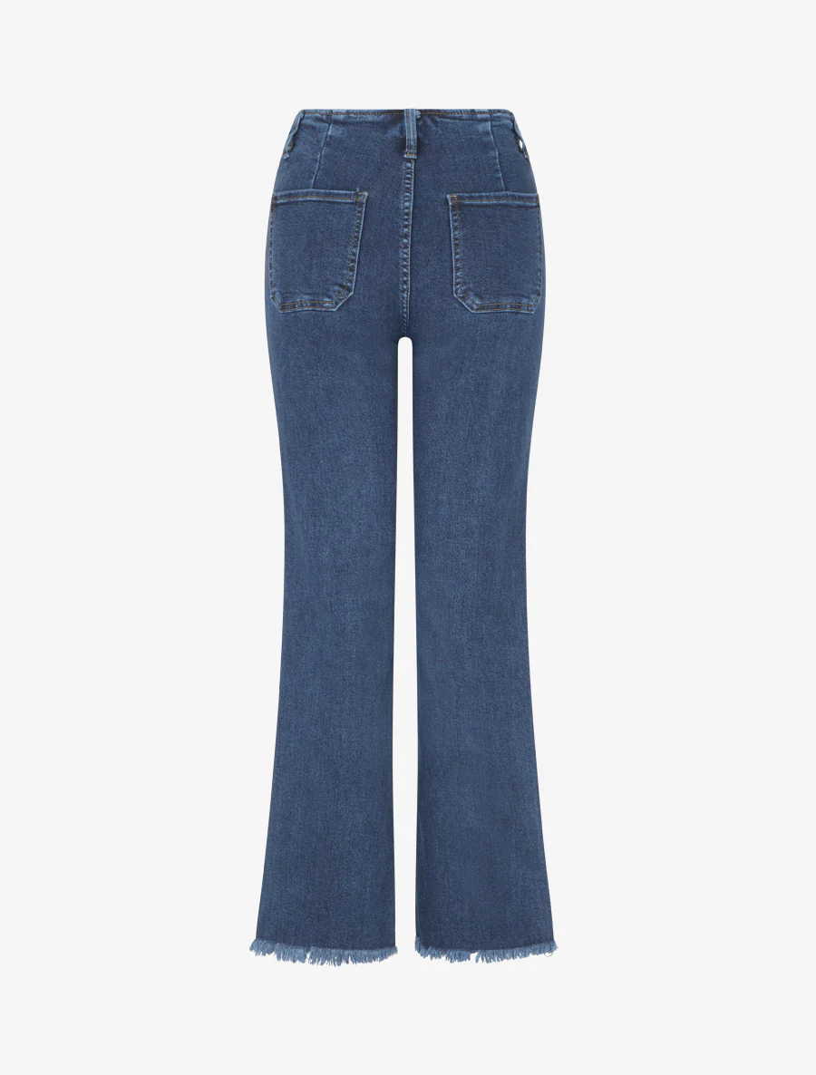 Jean met knoopzakken - Blauw - Image 2
