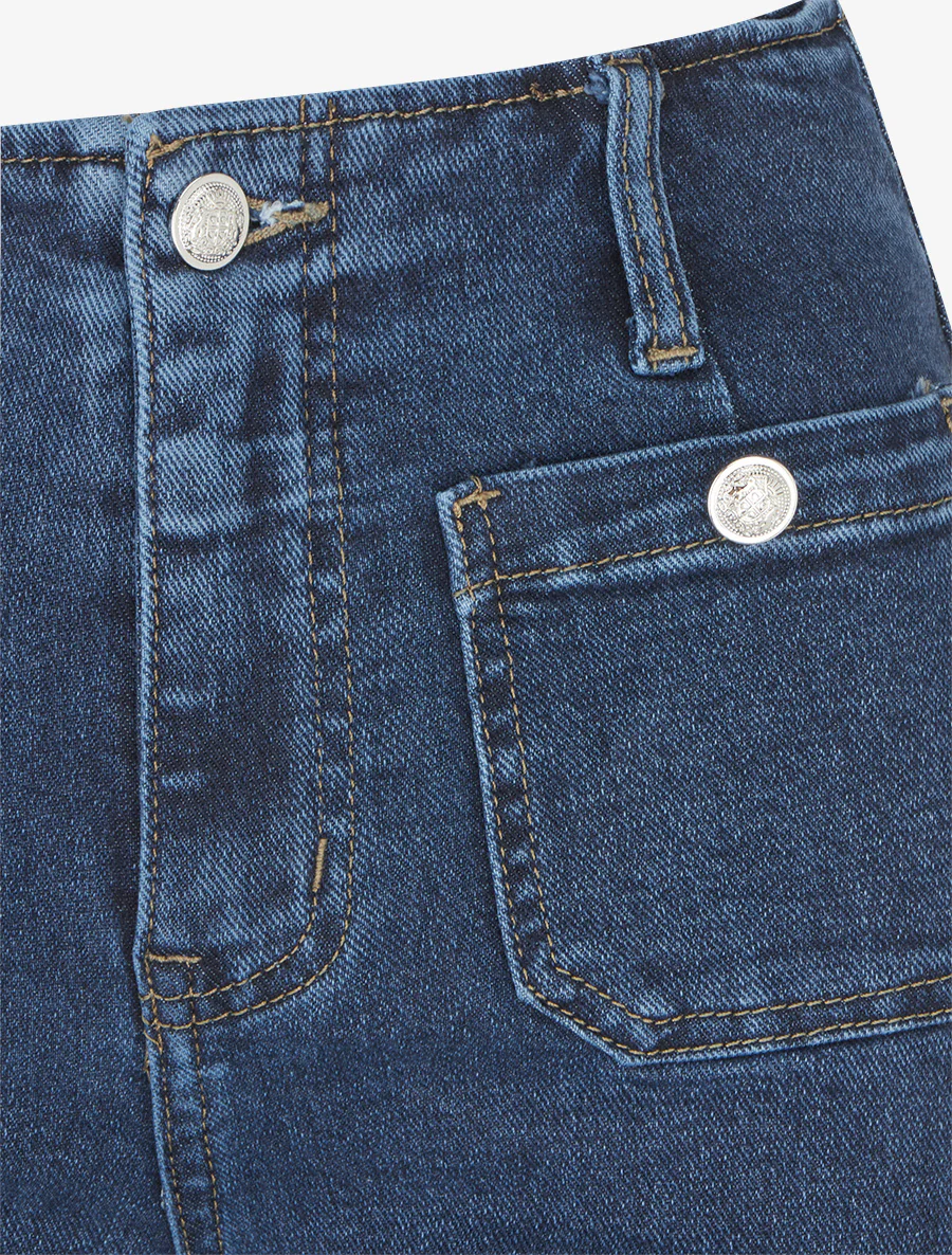 Jean met knoopzakken - Blauw - Image 3