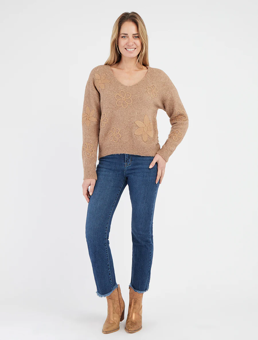 Jean met rafelige zomen en rechte snit - Blauw - Image 4