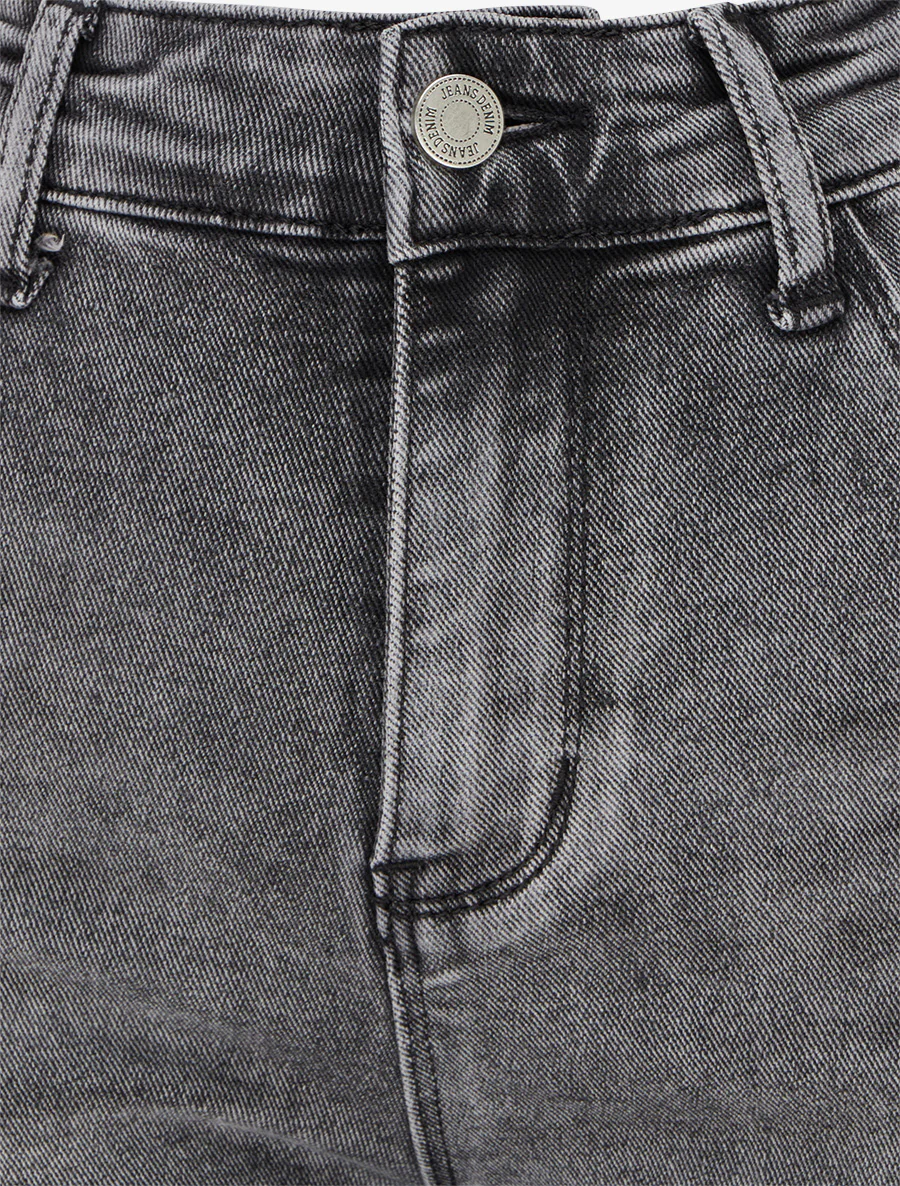 Jean met rechte pasvorm - Grijs - Image 3