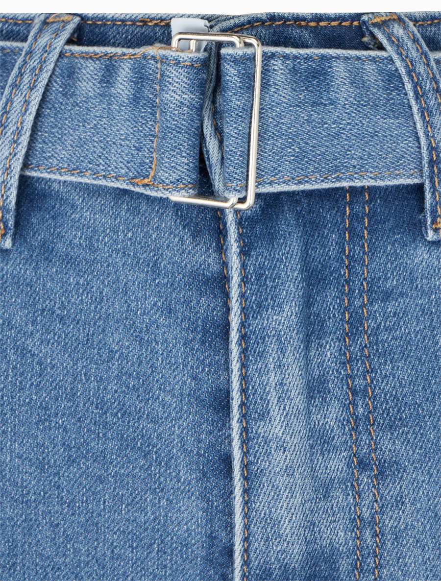 Jean met rechte snit - Blauw - Image 3