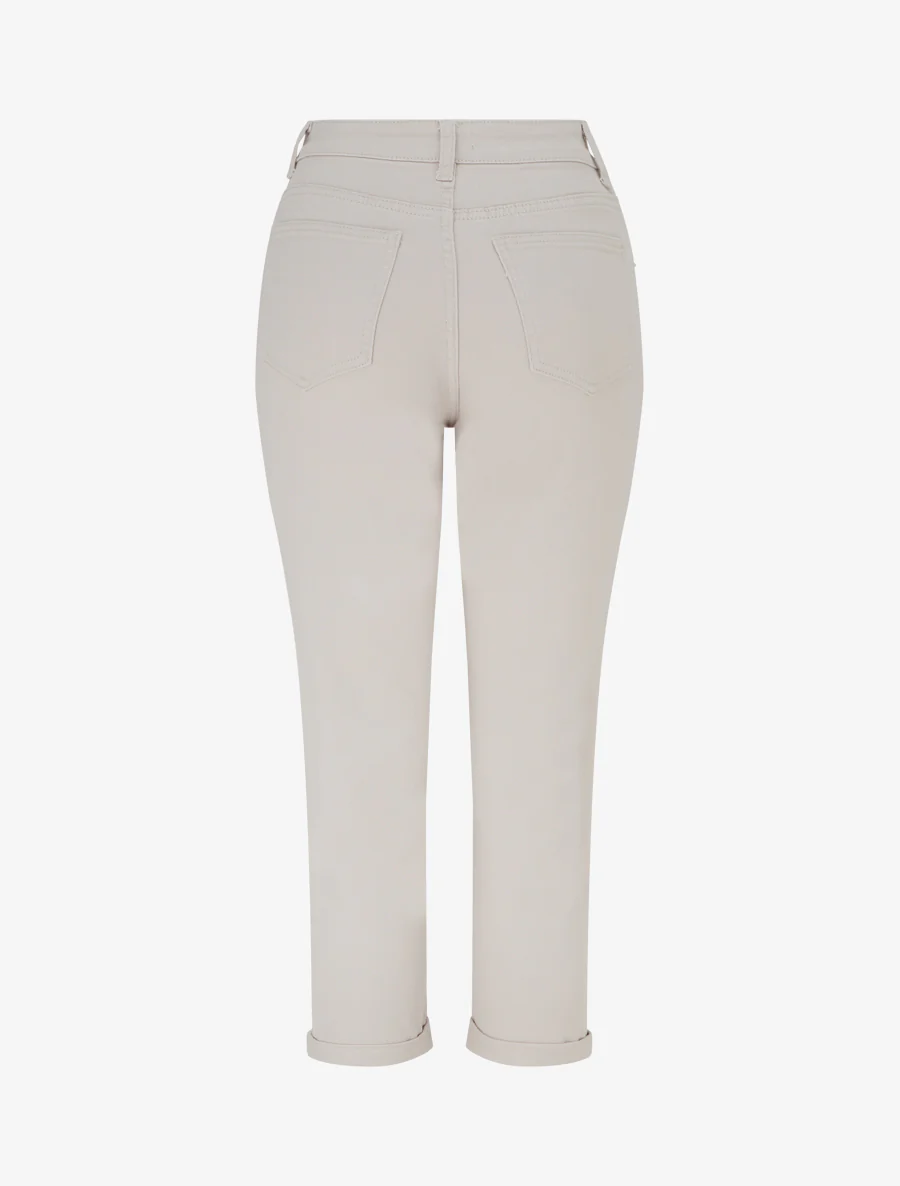Jean met rechte zoom - Beige - Image 2