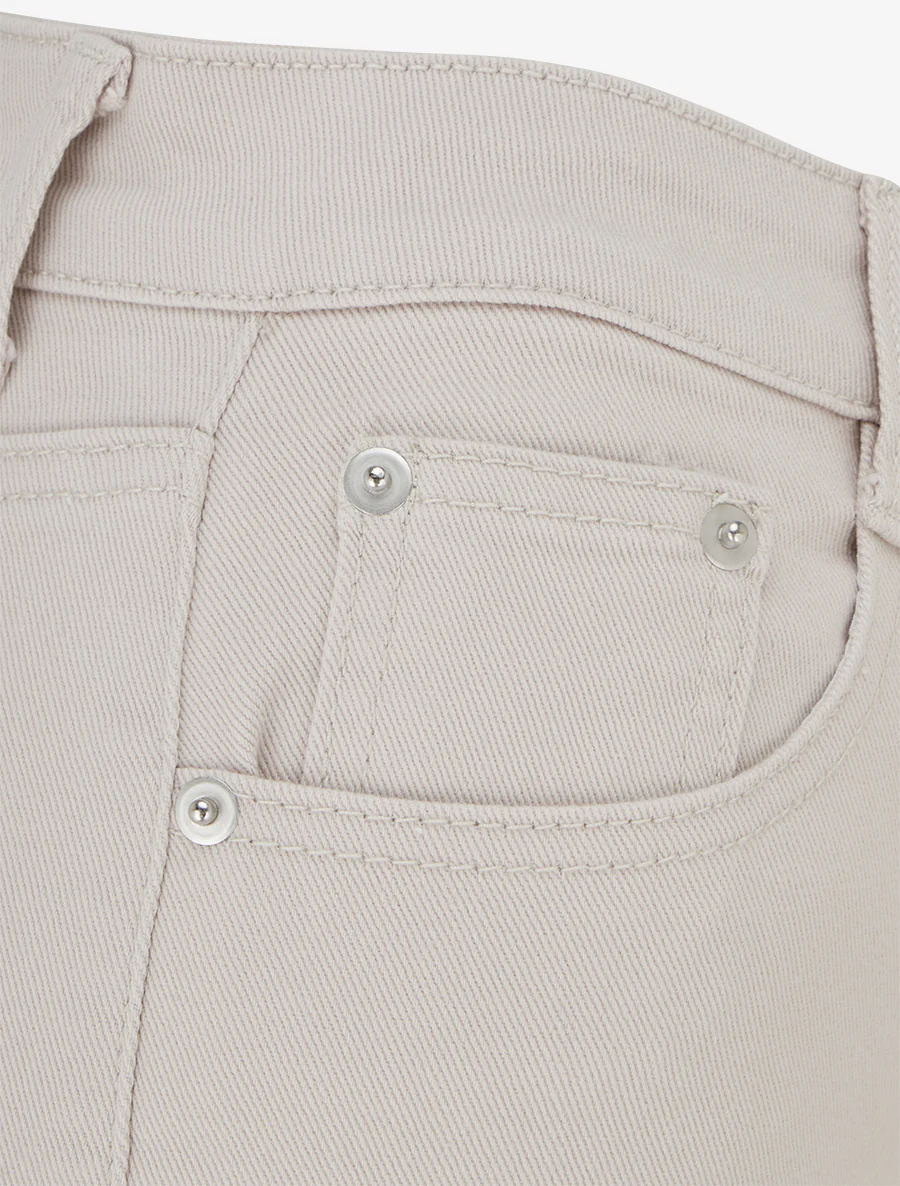 Jean met rechte zoom - Beige - Image 3