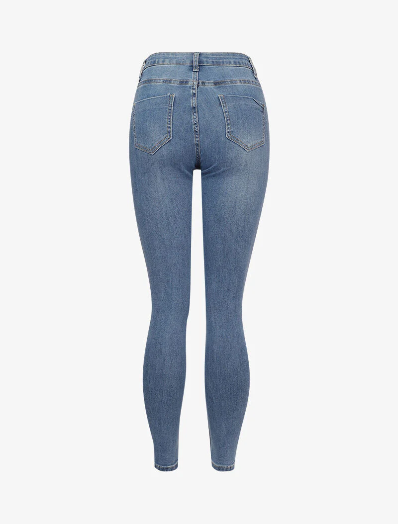 Jean met standaard taille en skinny pasvorm - Lichtblauw - Image 2