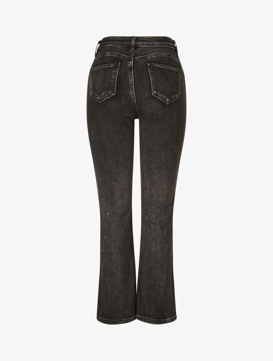 Jean met standaard taille uitlopende pijpen - Donkergrijs - Image 2