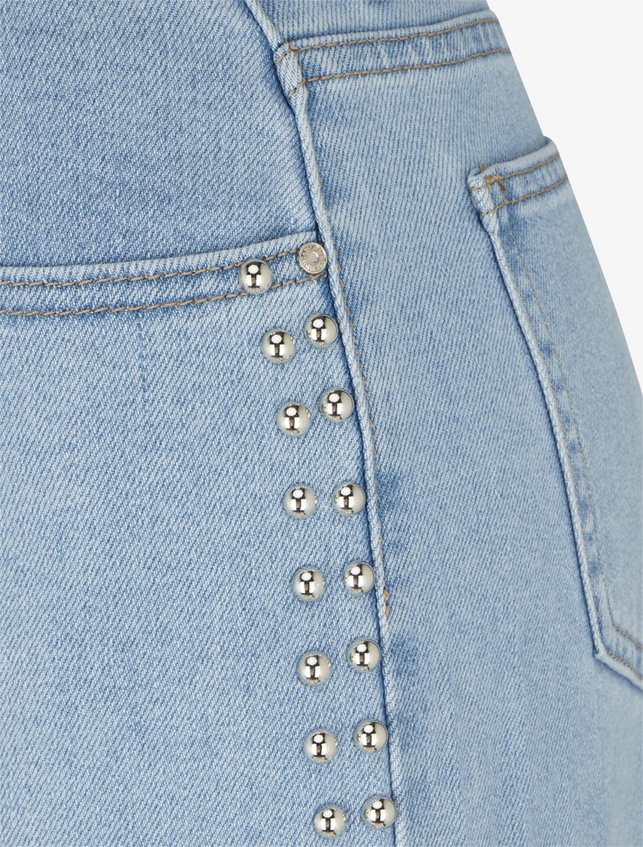 Jean met studs - Blauw - Image 3